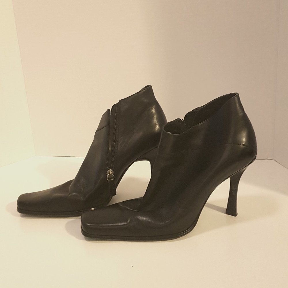 High heels ankle boots.